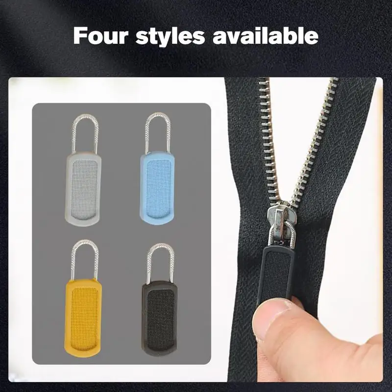 Zipper Pull Replacement For Jacket 20X Removable Case Zipper Pulls Kit No Tools Required Boots Tote Bag Suitcase Backpack