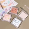 Monochrome matte highlighter eyeshadow board powdery and durable, naturally brightening eye dopamine Korean eyeshadow 5