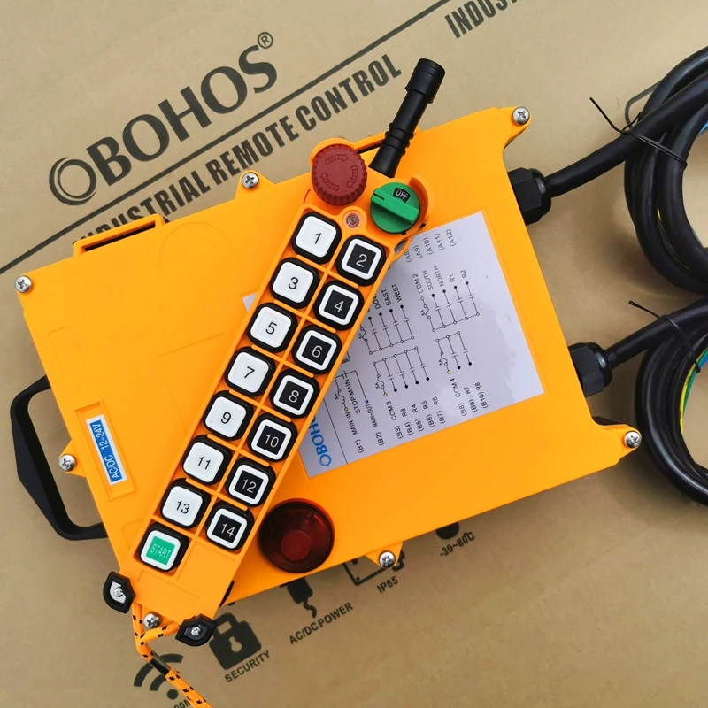 HS14S 14Channels Hoist Crane Radio Remote Control Sysem Wireless