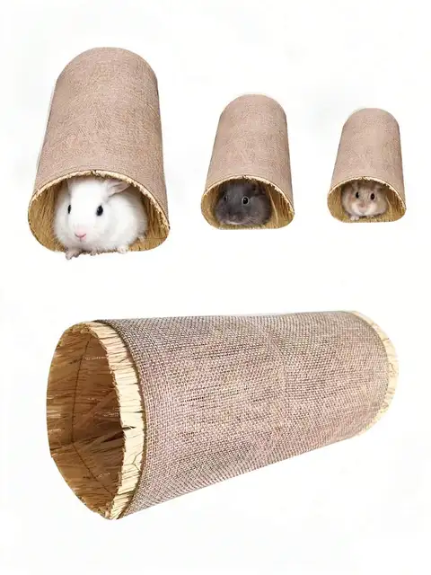 Multi-Functional Foldable Pet Tunnel Arch House For Rabbit Hamster Indoor Outdoor Use