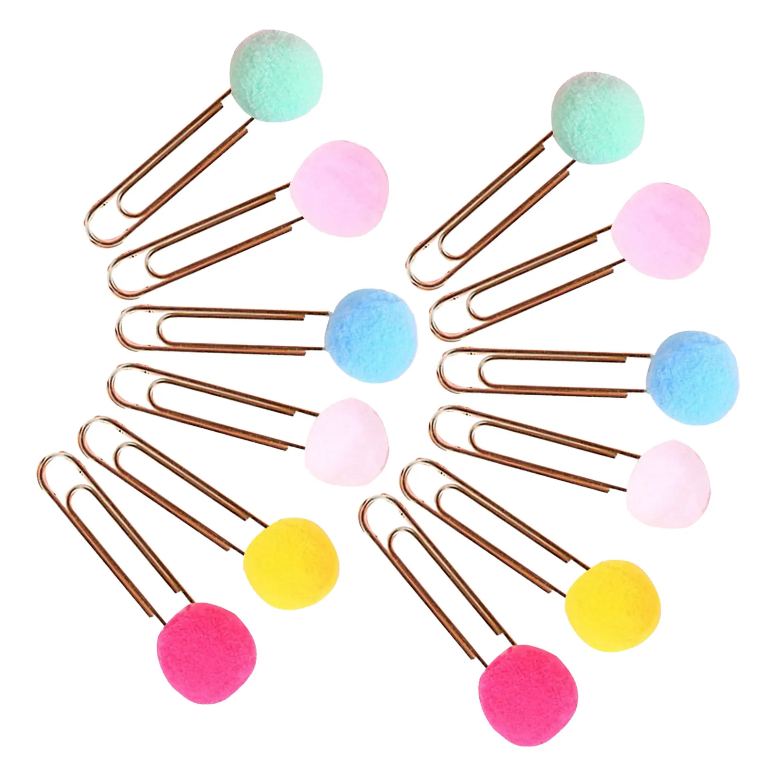 30Pcs 컬러 종이 클립 메모용 볼 북마크 클립 사진 책 사무실 학교 가정용 프리미엄 금속 미끄럼 방지 메모 정리함
