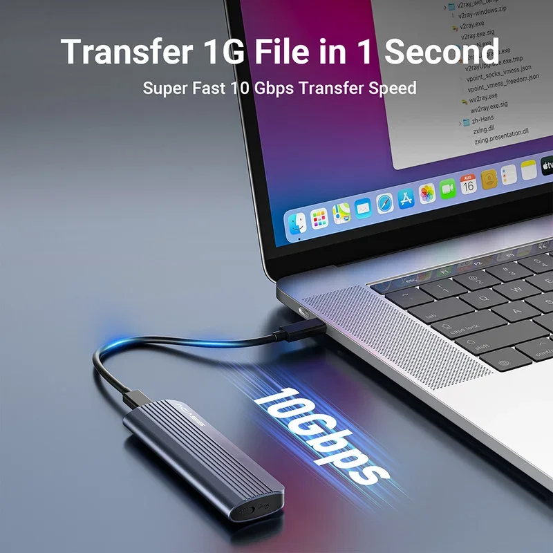 Acasis  ϵ ̹ ̽,  NVME/NGFF C ŸԿ M2 8TB, M Ű, B & M Ű, 10Gbps M2.NVME SSD ̽