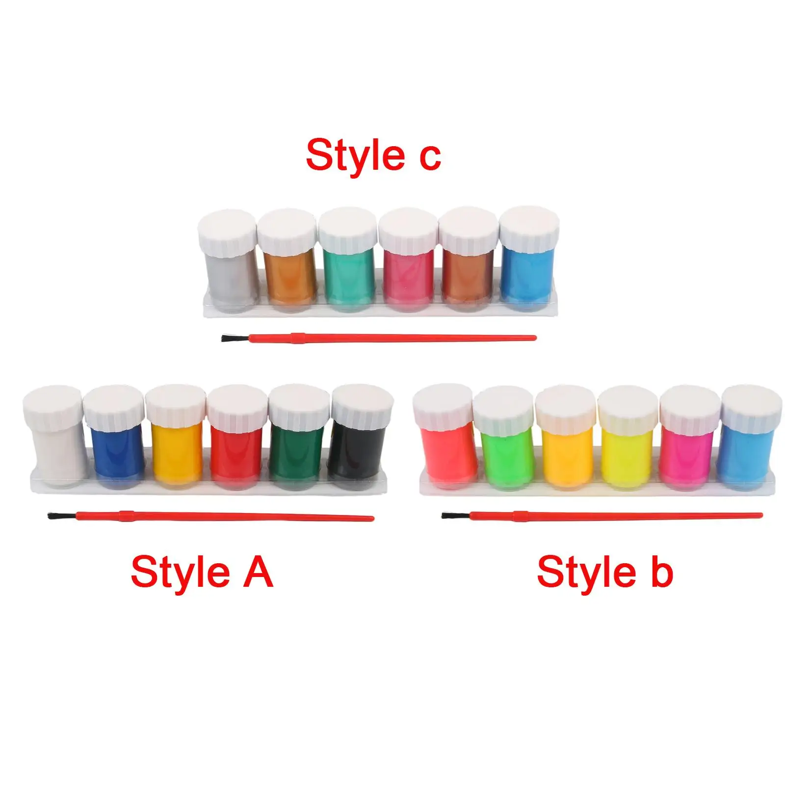 Washable Paint for Kids Pumpkin Paint Poster Paint Set 6 Count for Advertising Graffiti Classroom Arts Craft Supplies School Washable Paint for Kids Pumpkin Paint Poster Paint Set 6 Count for Advertising Graffiti Classroom Arts Craft Supplies School