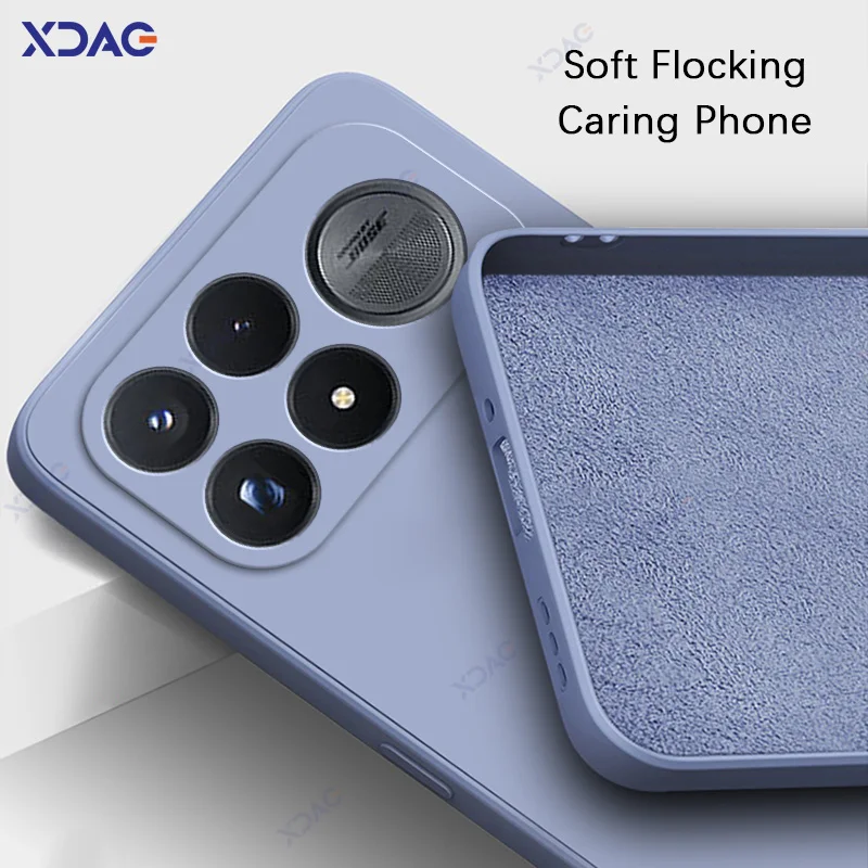 Enhanced Silicone Phone Case with Upgraded Camera Protection and Soft Anti-Scratch Microfiber Lining