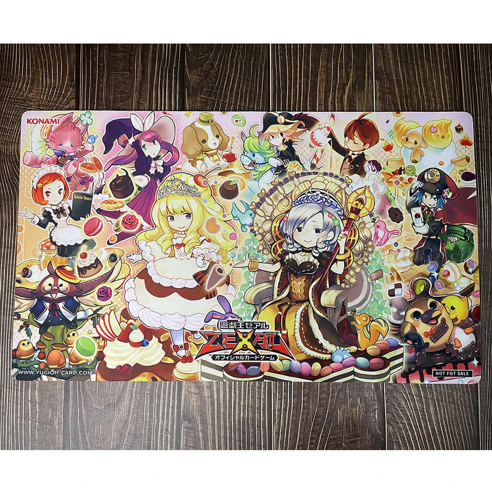 Yu-Gi-Oh Madolche Puddingcess Butlerusk Anjelly Card Pad Playmat Ygo Mat Mtg Kmc Tcg Yugioh Mat-99
