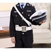 Police Uniform Boy Performance Clothing Include Jacket Pant  Belt Hat Traffic Cosplay Suit Spring 5