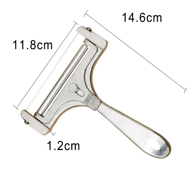 Aluminum Alloy Cheese Slicer Adjustable Thickness Butter Cutter Soft Butter Cheese Shaver slicer scraper kitchen gadgets