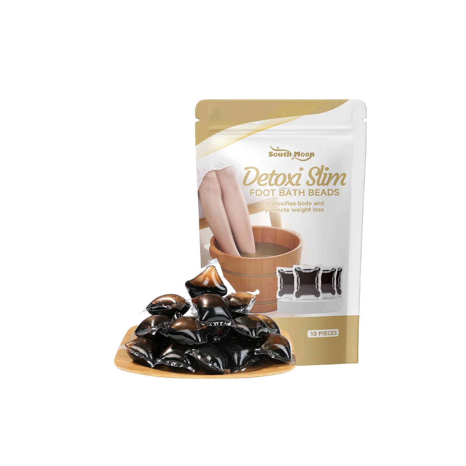 Foot Bath Gel Body Shaping Dehumidification Detox Improve Sleep Quality Relieve Fatigue Leg Relax Soothing Foot Washing Spa Care