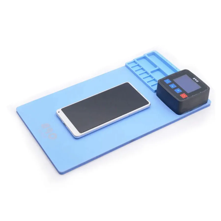 

Сепаратор ЖК-экрана CPB320, силиконовая нагревательная панель для планшетов, iPad, голубая открывающаяся ремонтная платформа для смартфонов iPhone