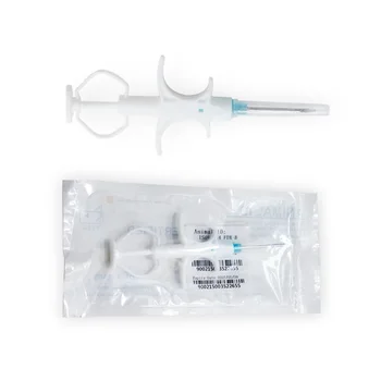 2.12x10mm 100Packs Pet EM4305 Microchip 134.2KHz FDX-B Animal ID Chip Animal Microchip Syringe International Standard 5