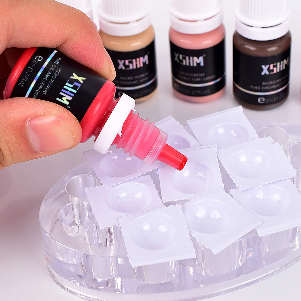 Eyebrow Tattoo Color Colorful Eyebrow Eye Lip 23 Color Embroidery Floating Sculpting Semi-permanent Makeup