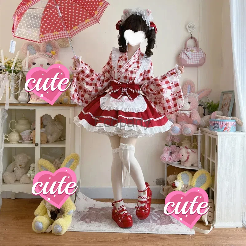【予約商品】アプリコットンフリルベアロリータドレス＋バッグ＋アクセサリー