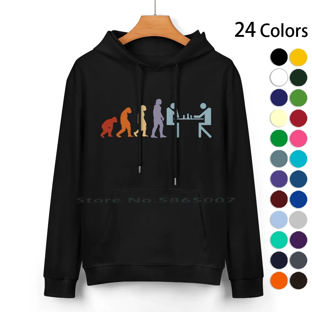

Chess Chess Game Chess Pieces Evolution Chess Board Pure Cotton Hoodie Sweater 24 Colors Chess Set Chess Pieces Equipment