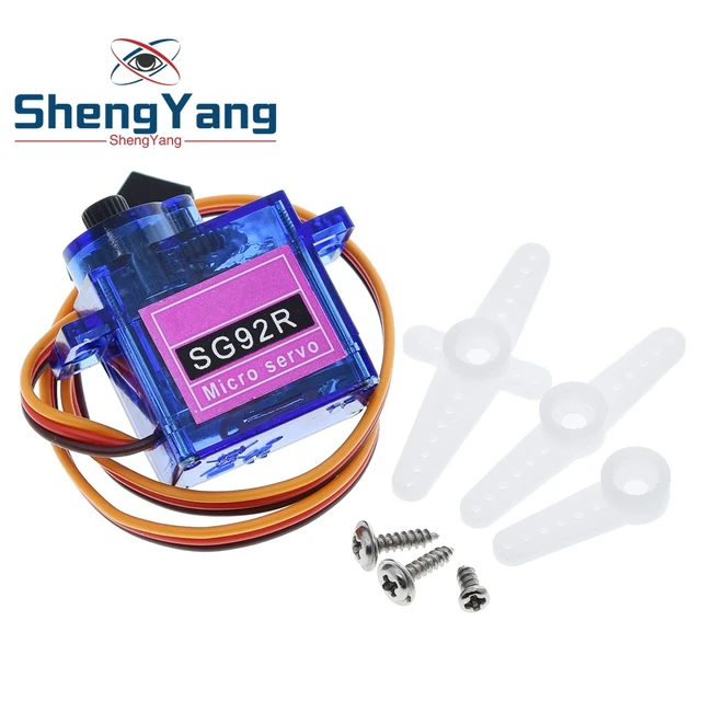 SG92R 2.5KG Micro 9g Servo Nylon Carbon fiber Gears Replace SG90 For TZT RC Model Aeromodelling Helicopter Parts 1