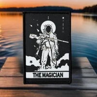 Снайперская карта Таро, моральные тактические нашивки для одежды, нашивка на липучке с принтом АК-оператора, военный рюкзак, наклейка на шляпу