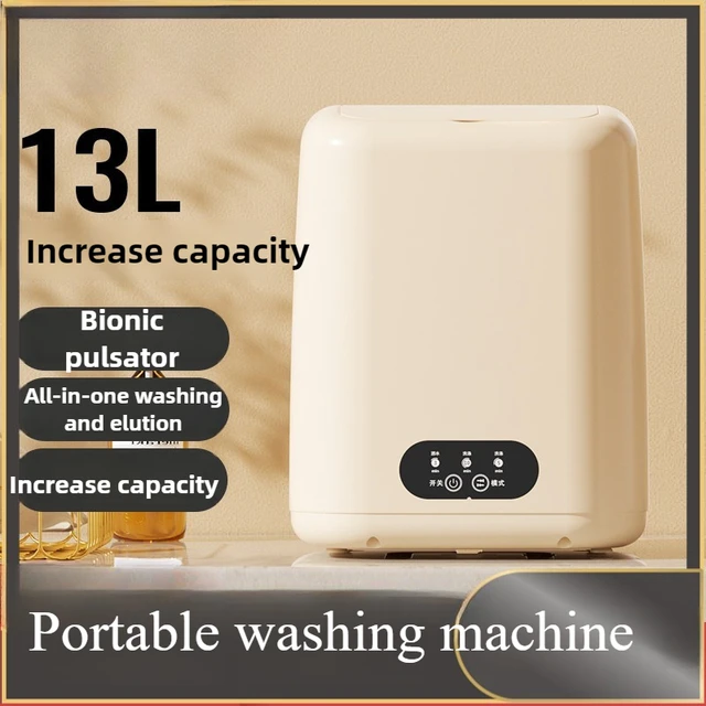 13L Large-capacity Small Portable Clothes Dryers Semi-automatic Elution Dual-purpose Washing Machine with Blue Light Household 1