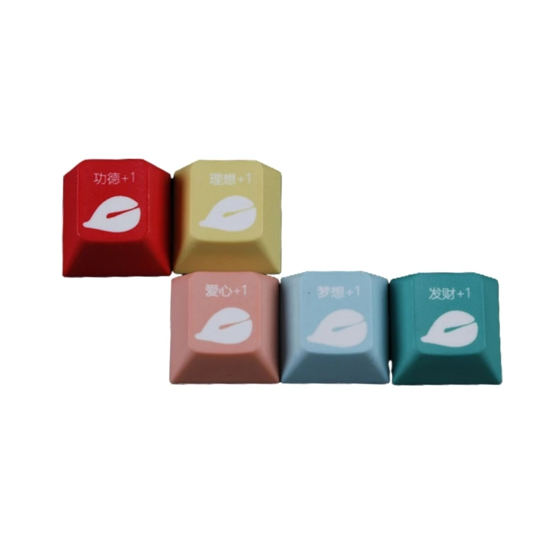 

Cartoon Keycap Set PBT Keycap Dye-subbed Keycap for MX Mechanical Keyboard for Improved Typing Experience Standard Dropship