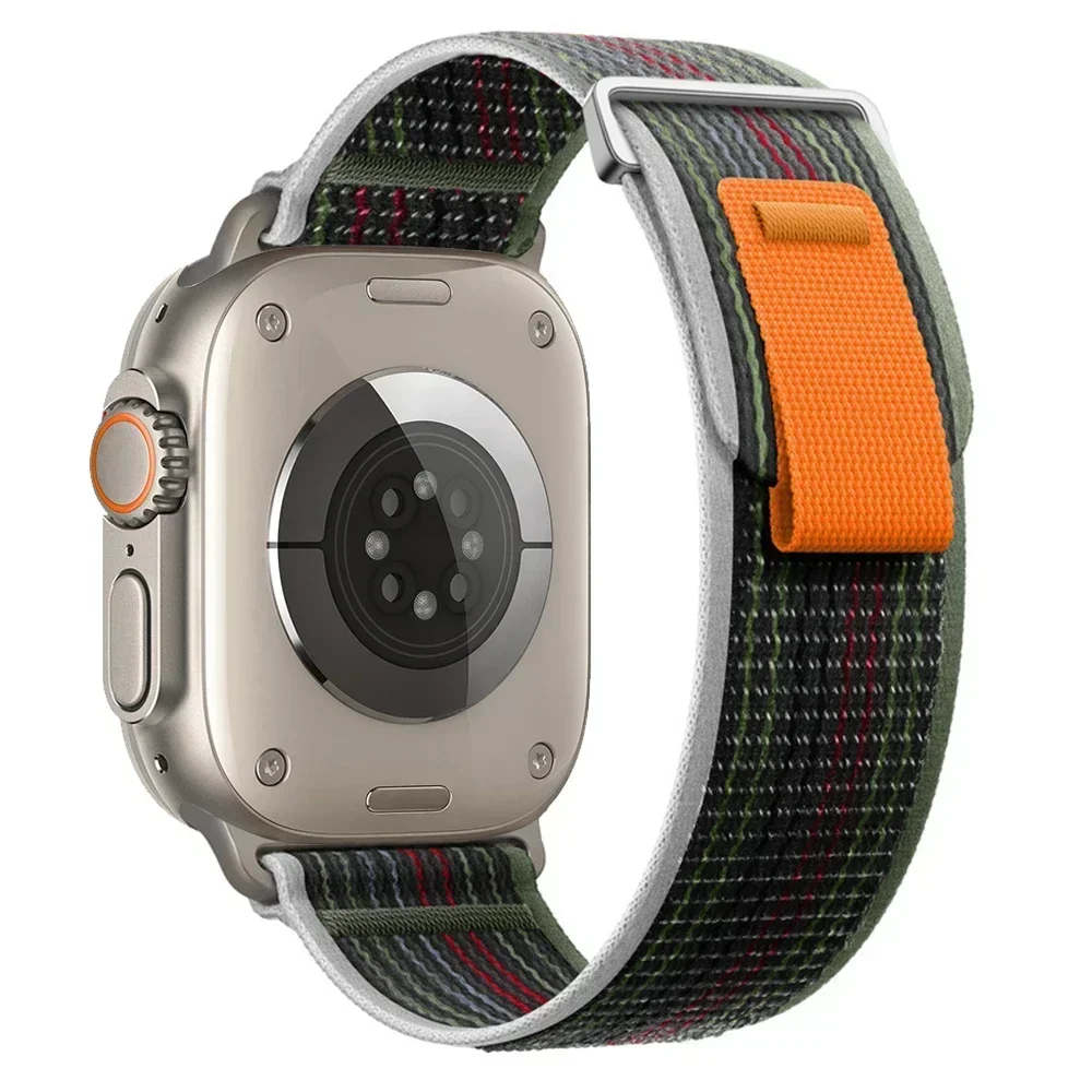 Sports Nylon Trail Loop Strap for Apple Watch - Durable and Comfortable Wristband