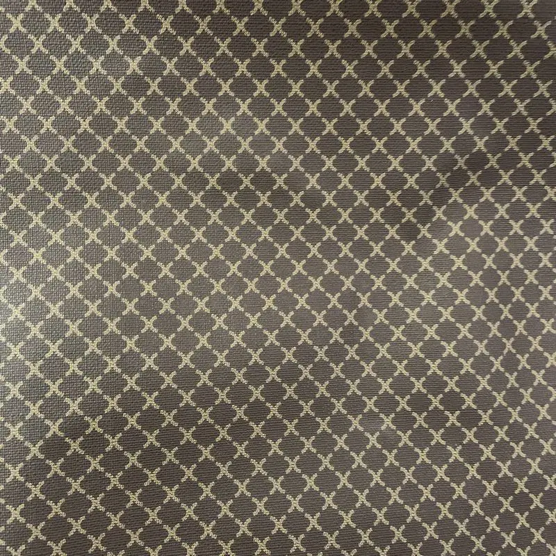 Design Brand Printed Vinyl Fabric Synthetic PVC Fake Leather Materials
