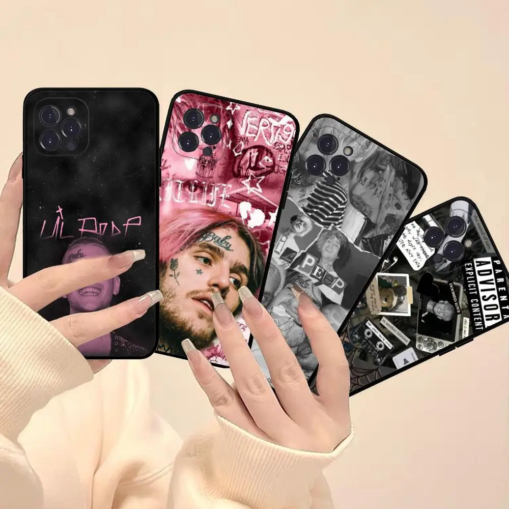 L-Lils P-Peeps Custodia Morbida In Silicone Per Iphone 15 14 13 12 11 Pro Mini Xs Max 8 7 6 Plus X Xs Xr Cover