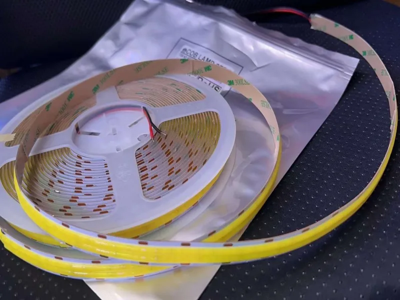 DC12V 24V Double Row COB LED Strip Super Bright 600LEDs/m RA90 Flexible Dimmable Led Tape Led Lighting 3000K 4000K 6500K 5M