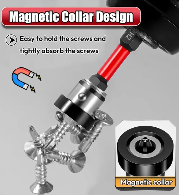 Magnetic Positioning Screwdriver Bits