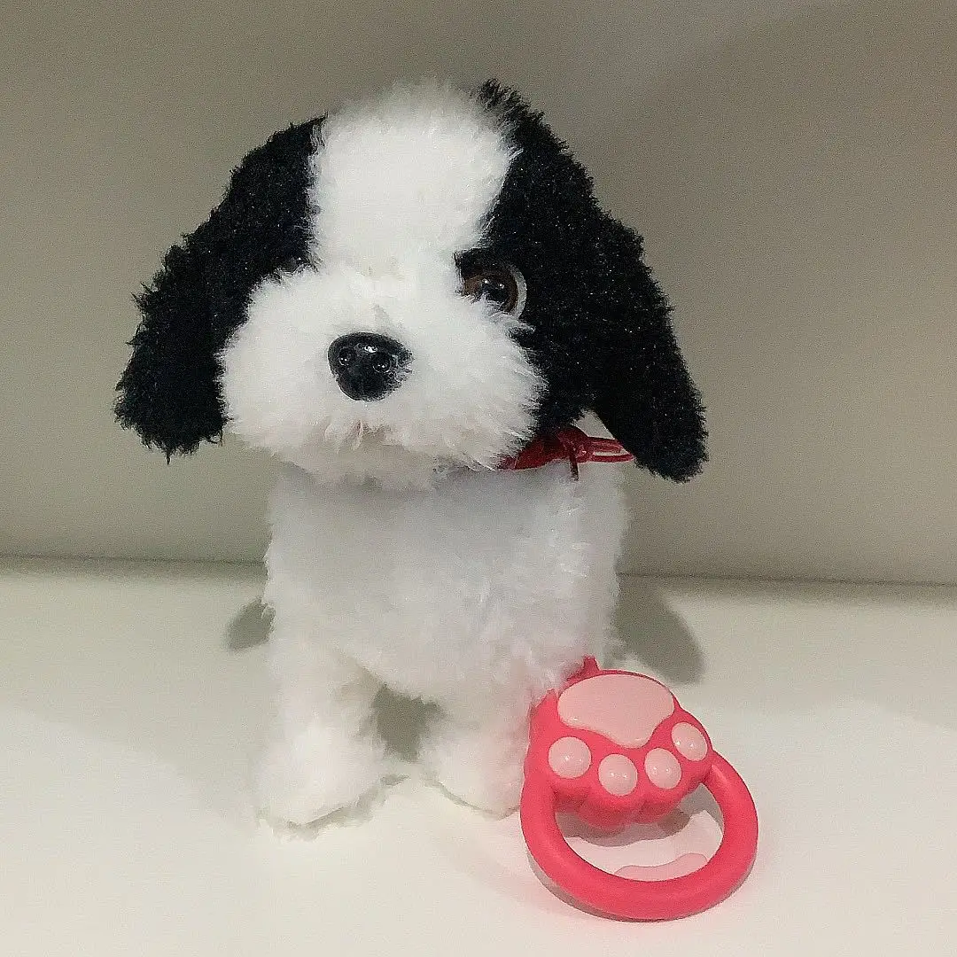 Electronic Interactive Dog Pet Toy,Walking Barking Singing,Plush Golden  Retriever,Realistic Lifelike Animals,Animated Stuffed Puppy Dog Toy Plush