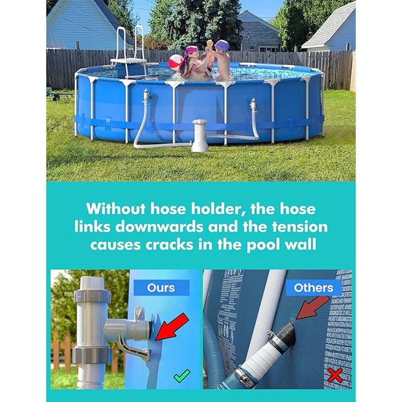 Pool Hose Adapter Swimming Pool Replacement Parts Hose Bracket And Plunger Valve For Above Ground Swimming