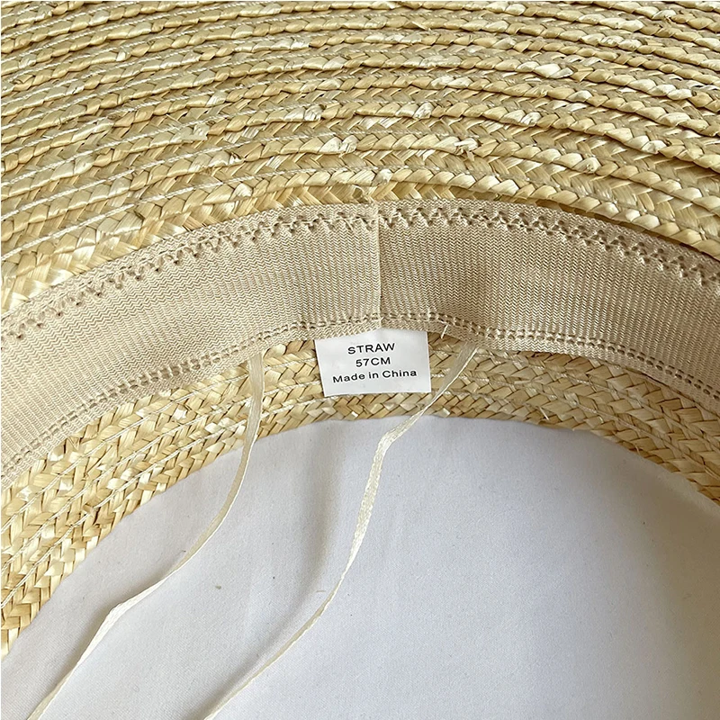 New Simple Summer Hat for Women Straw 