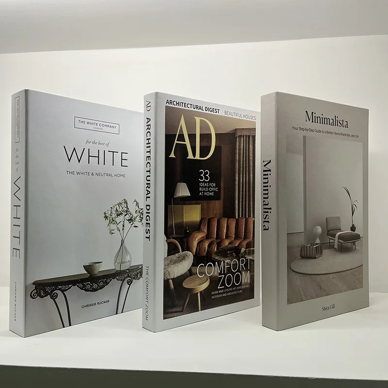 3 Stks/set Mode Nep Boeken Decoratie Luxe Decoratieve Boek Designer Woonkamer Decoratie Simulatie Boeken Home Decor Geschenken