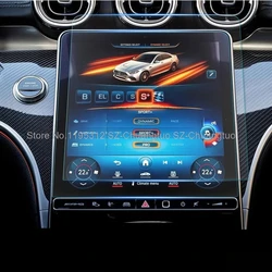 Premium Tempered Glass Screen Protector for Car LCD GPS Navigation - Anti - Scratch Film (Transparent)
