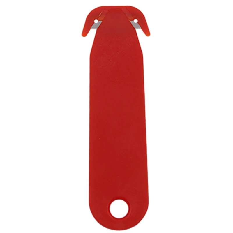 2024 New Dual Sided Handy Bag Cutter Easily Cuts Plastic Bags Plastic Wrap Paper Tape Safely-concealed Stainless Steel