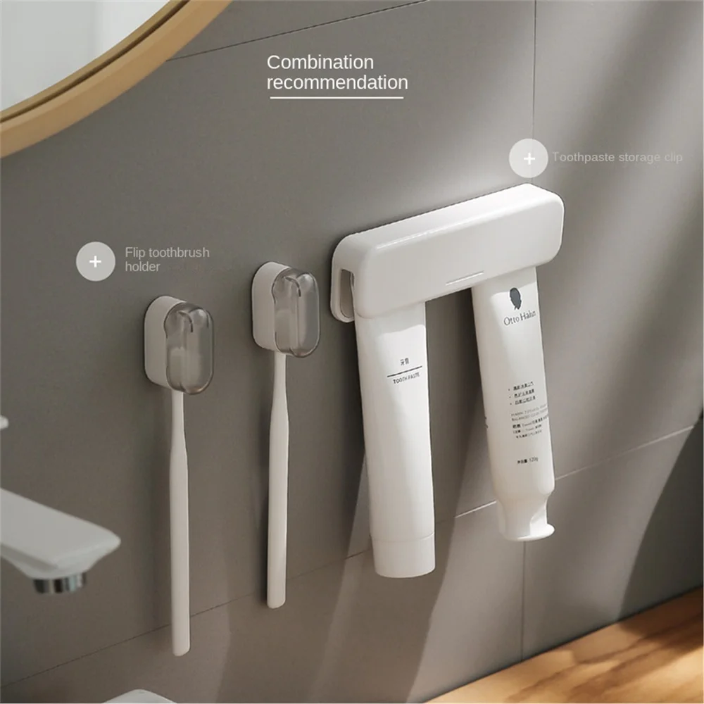 Toothbrush Holder 1/3/5pcs Easy Install Dustproof Feature Essential Home Dustproof Storage Box