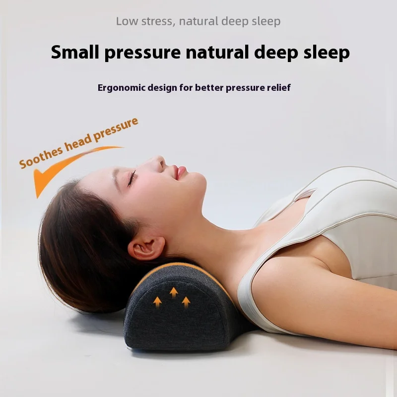 Cervical Contour Support Memory Foam Pillow Traction Cervical Relaxing Neck & Shoulder Pillow Ergonomic Sleeping Massage Pillow