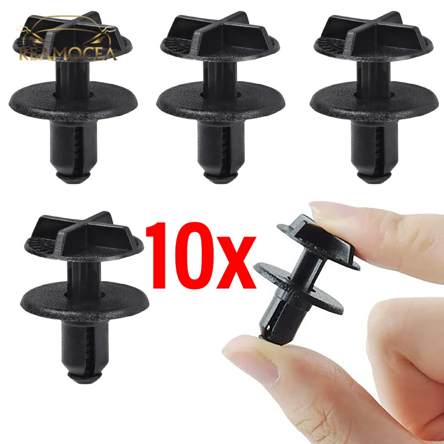 Reamocea 10x Nylon Battery Cover And Cowl Panel Clip Fasteners Lr024316