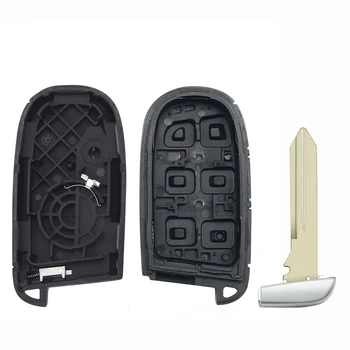 Smartkey pulsanti 2/3/4/5 per Chrysler - KEYYOU pulsanti Smart Key Shell 2 3 4 5 per Chrysler per Jeep Cherokee Dodge