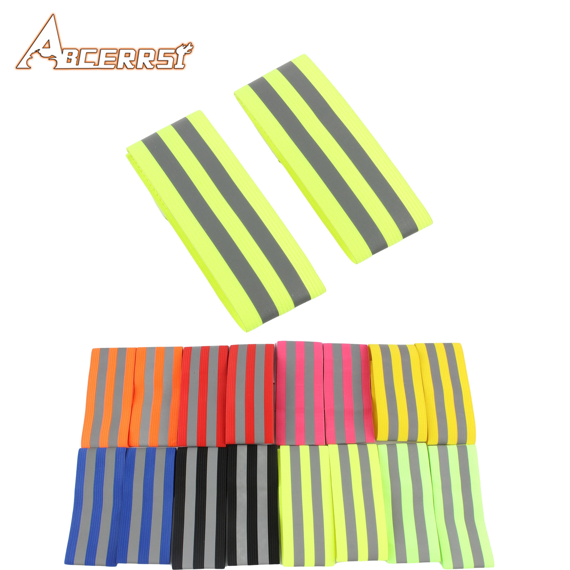 Reflective Bands For Wrist Arm Ankle Leg High Visibility Reflect Straps For Night Walking Cycling Running Safety Reflector Tape