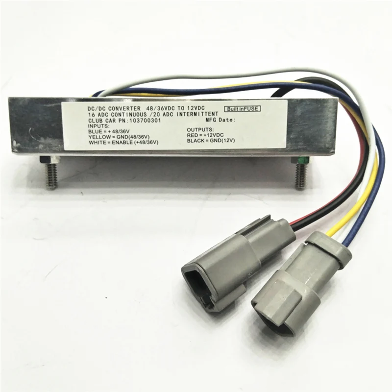 Clubcar General DC to DC voltage converter lectric golf cart transformers 36v and 48v 103700301