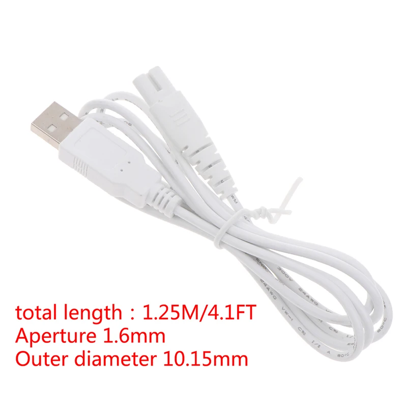 Nowy 1 sztuk biały kabel USB kabel do ładowarki garnitur dla HF-5 HF-9 HF-6 irygator doustny zęby Flosser irygator wodny akcesoria