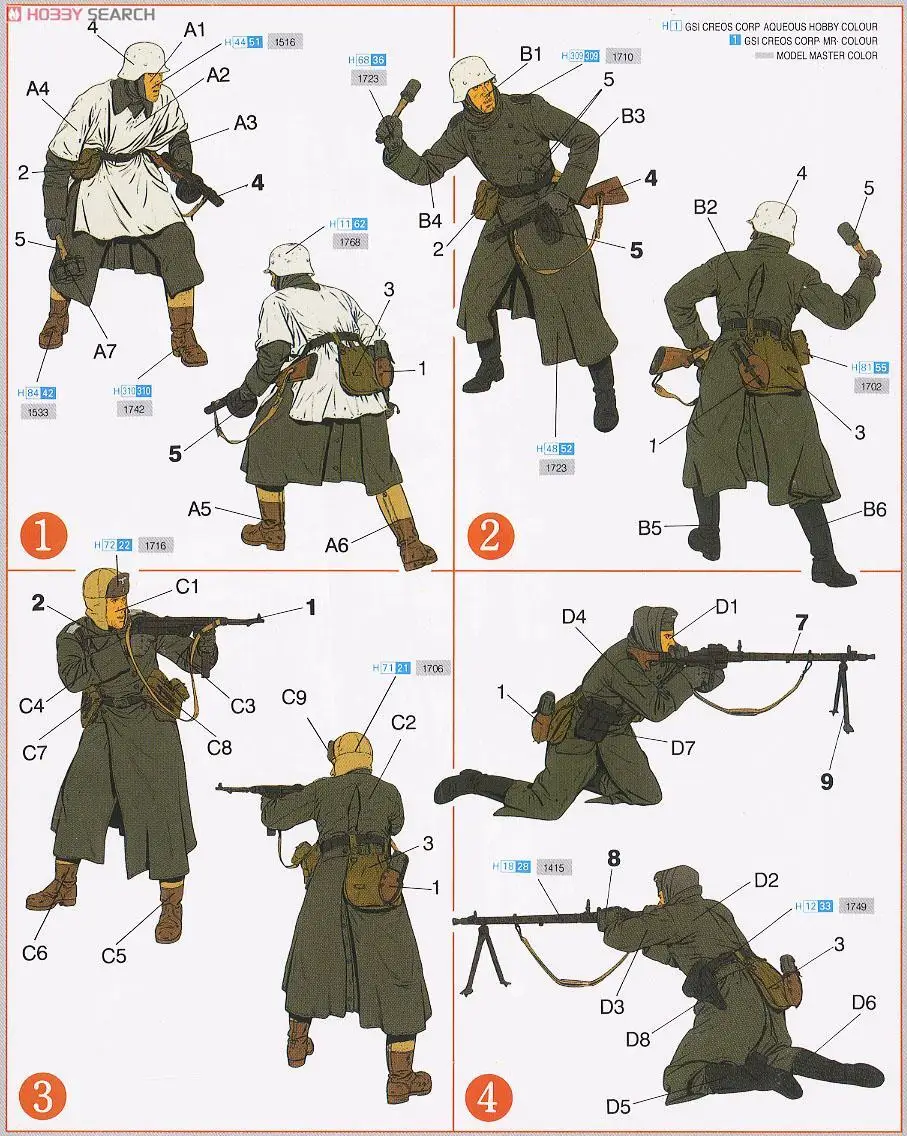 드래곤 6017 1/35 플라스틱 모델 키트, 독일 6 군, Stalingrad 1942-43