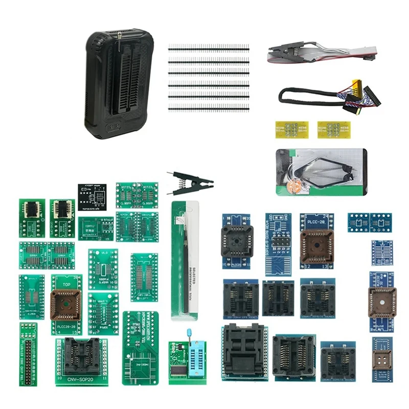 

Программатор Xgecu T48 с поддержкой 31000 микросхем, ЗАМЕНА детали SPI/Nor/NAND Flash BIOS MCU EEPROM AVR PIC - 39