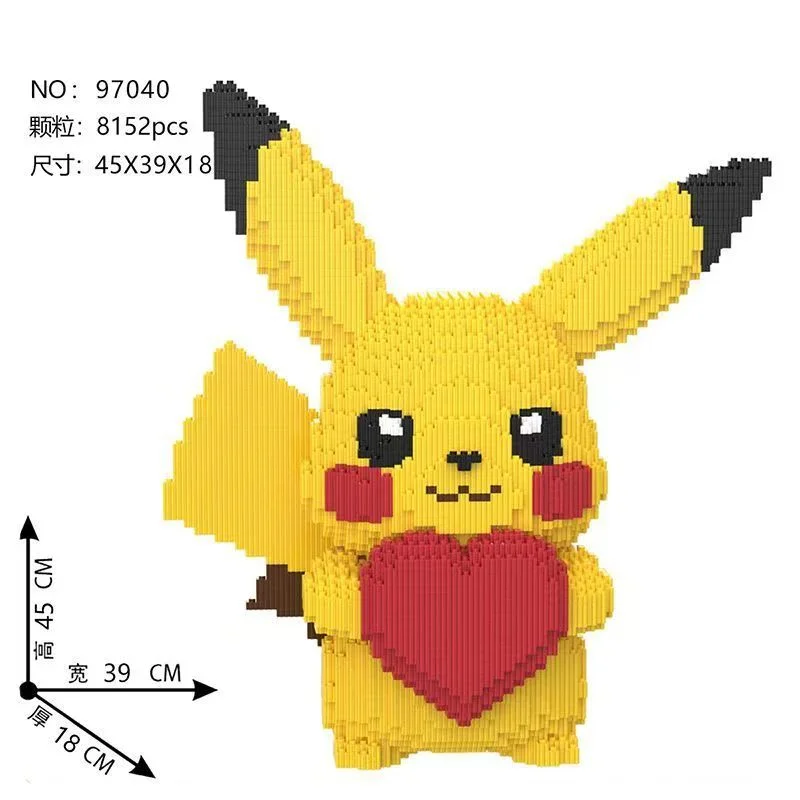 Pikachu Building Blocks 3