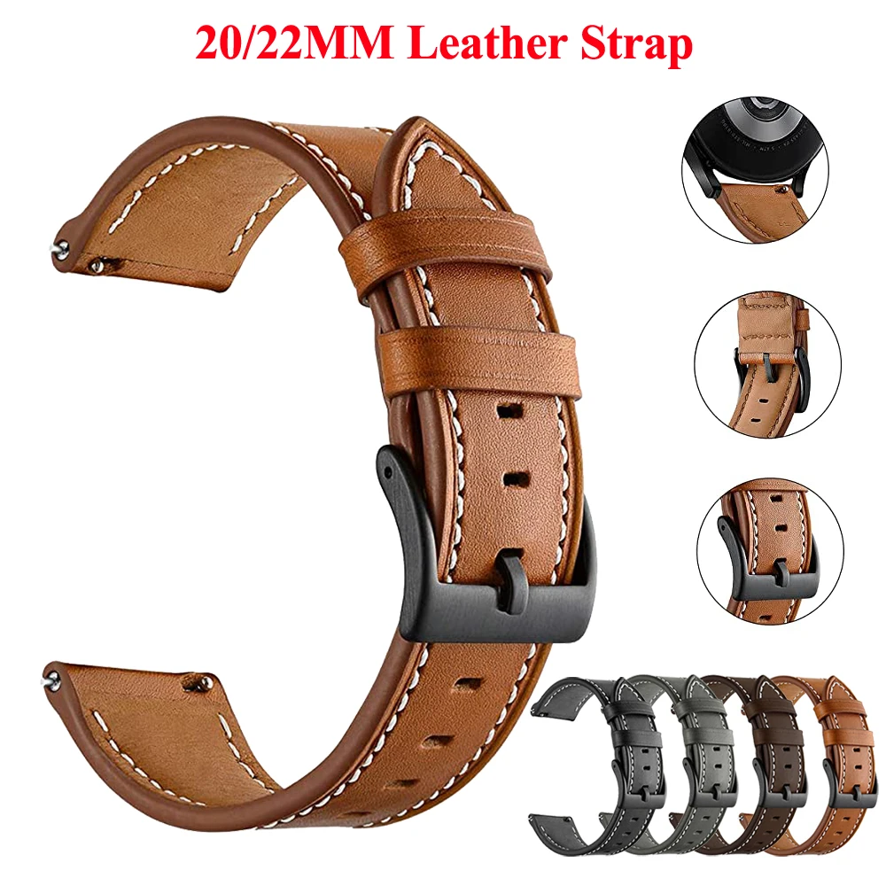 Bargain Great Faux Leather 22 mm Watch Band 1M-SP68G12B_K0028195