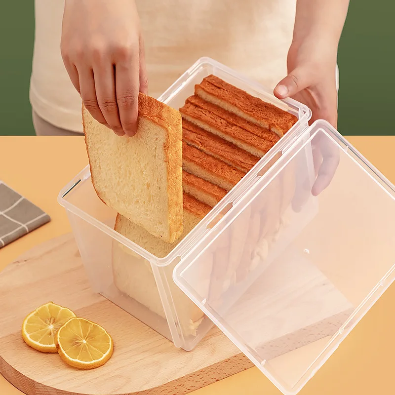 Storage Box Bread Refrigerator  Bread Storage Container Plastic