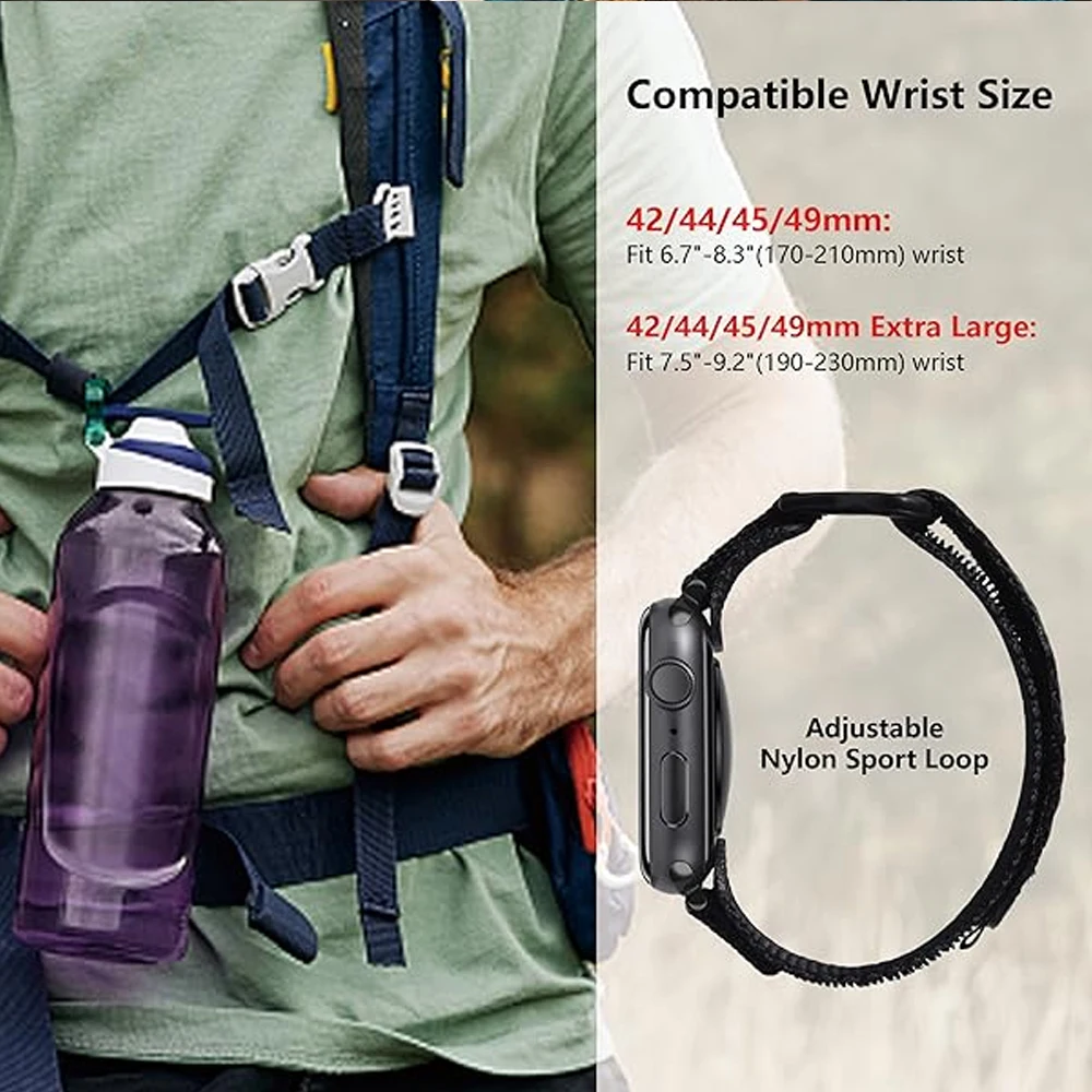 Strap for Apple Watch Ultra Band 49mm 45mm 44mm 42mm