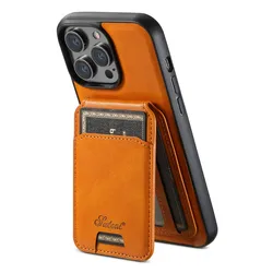 Custodia in pelle magnetica EUCAGR Magsafe - Cover protettiva shockproof 2 in 1 staccabile