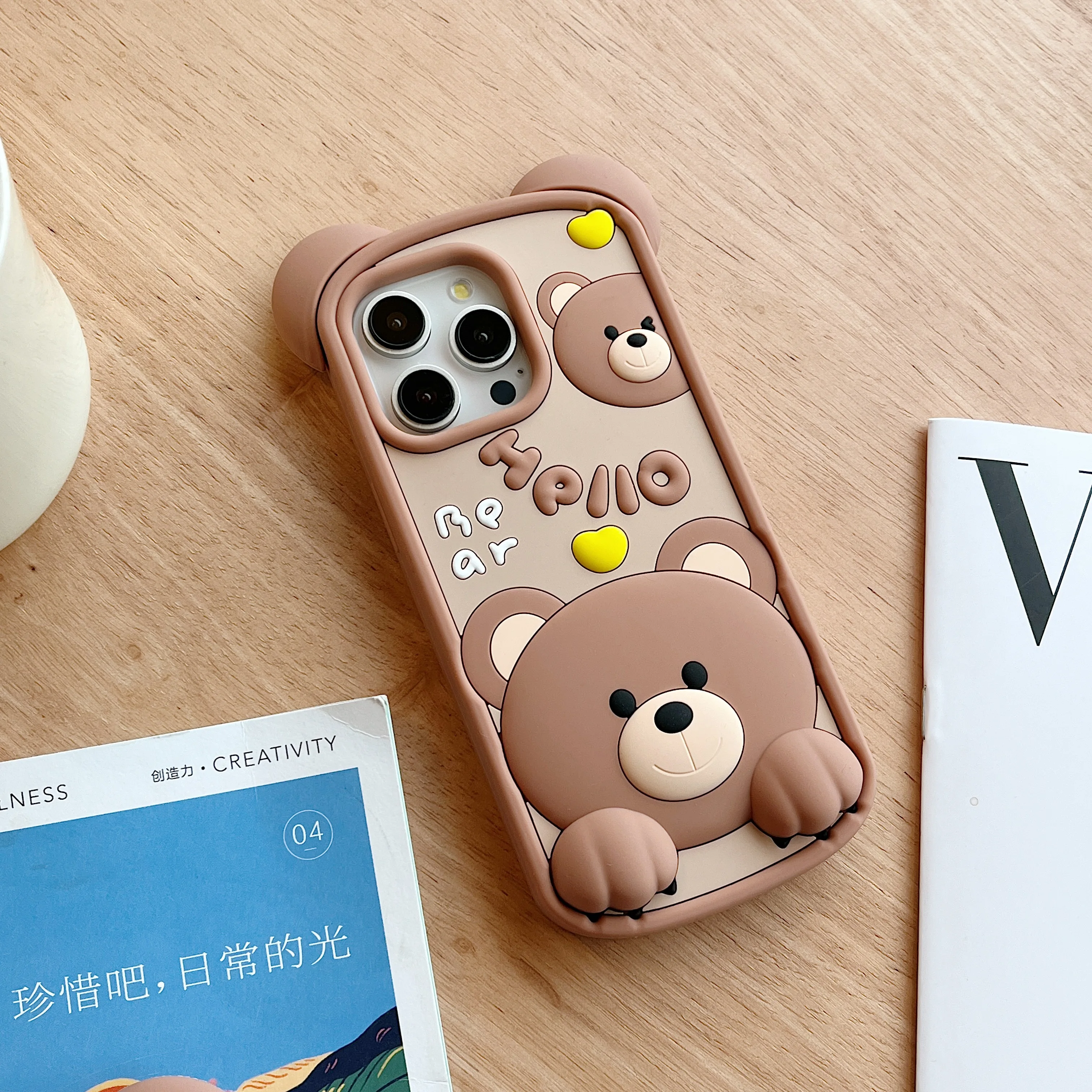 Soft Silicone Shockproof 3D Cartoon Phone Case