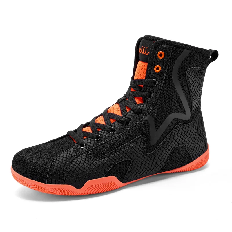 Different Colors Men Wrestling Boots Large Size Boxing Shoes for Mens Luxury Brand Fighting Shoes Man Gym Training Shoe