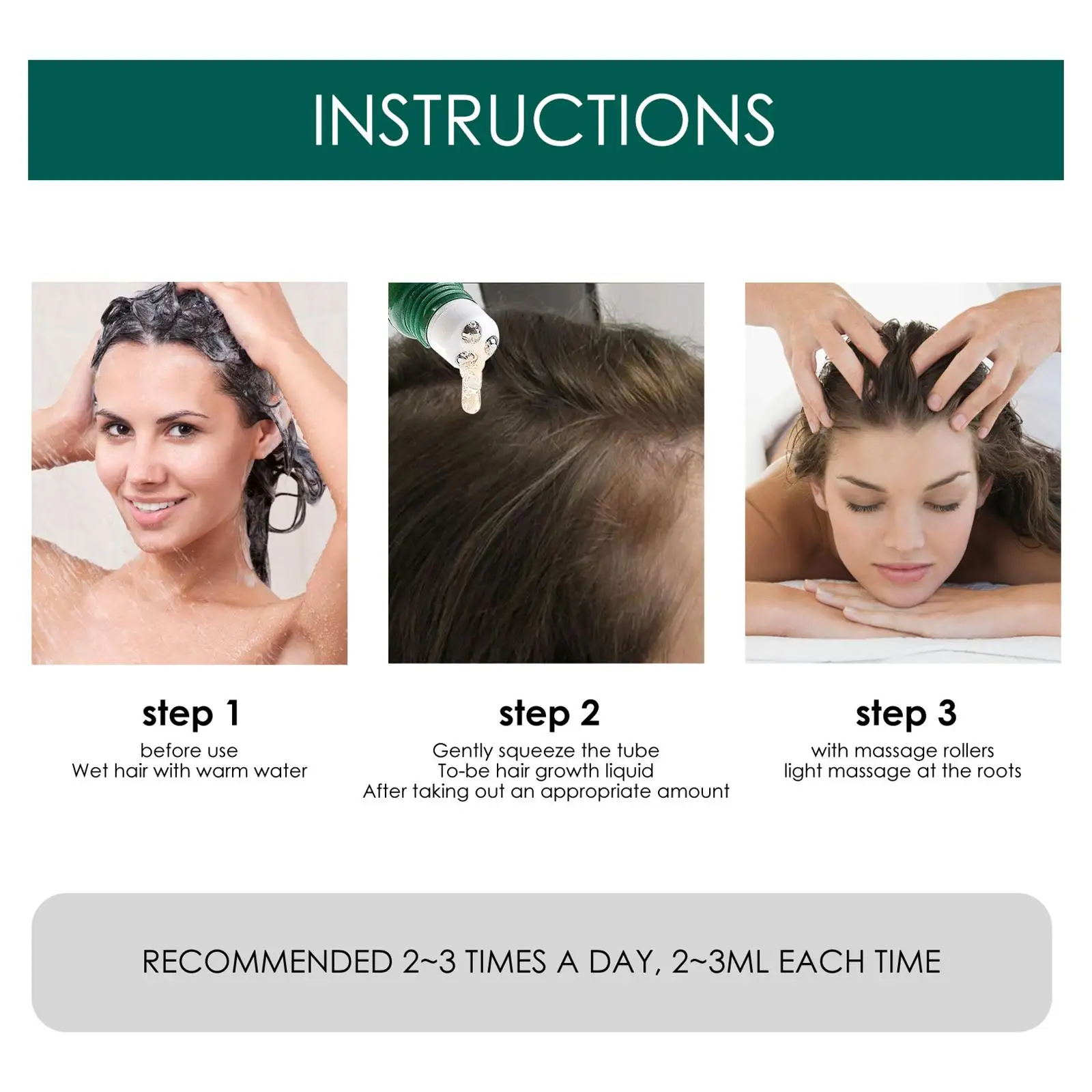 10PCS Biotin Schnelles Öl Haarwachstumsserum Haarverdünnungsbehandlung Flüssigkeit Anti-Haarausfall für Frauen und Männer_voghion.com