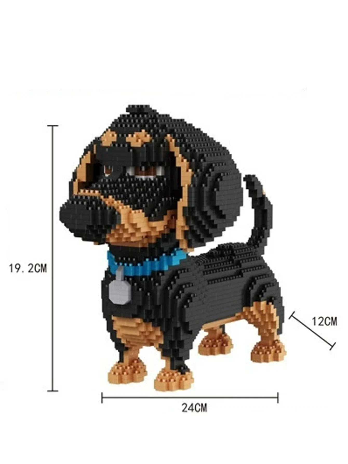 Dalmatian & Dachshund 3D Micro Mini Building Block Set - Perfect for Pet Lovers, Home Decor, & Educational Play